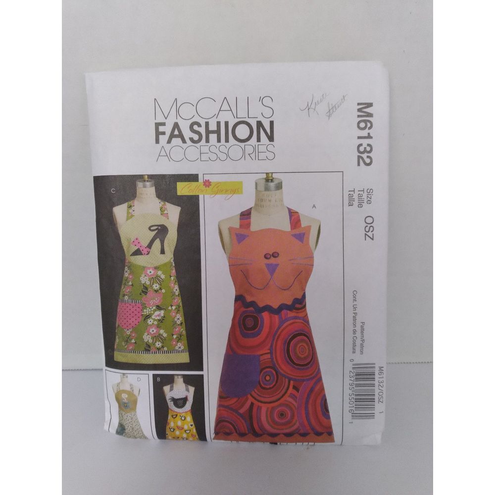 McCall's M6132 Sewing Patterns Wrap Apron